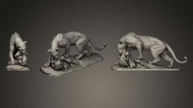 3D model Panther Sculpture (STL)